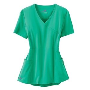 Lynx fierce crossover tunic scrub top scrubs
